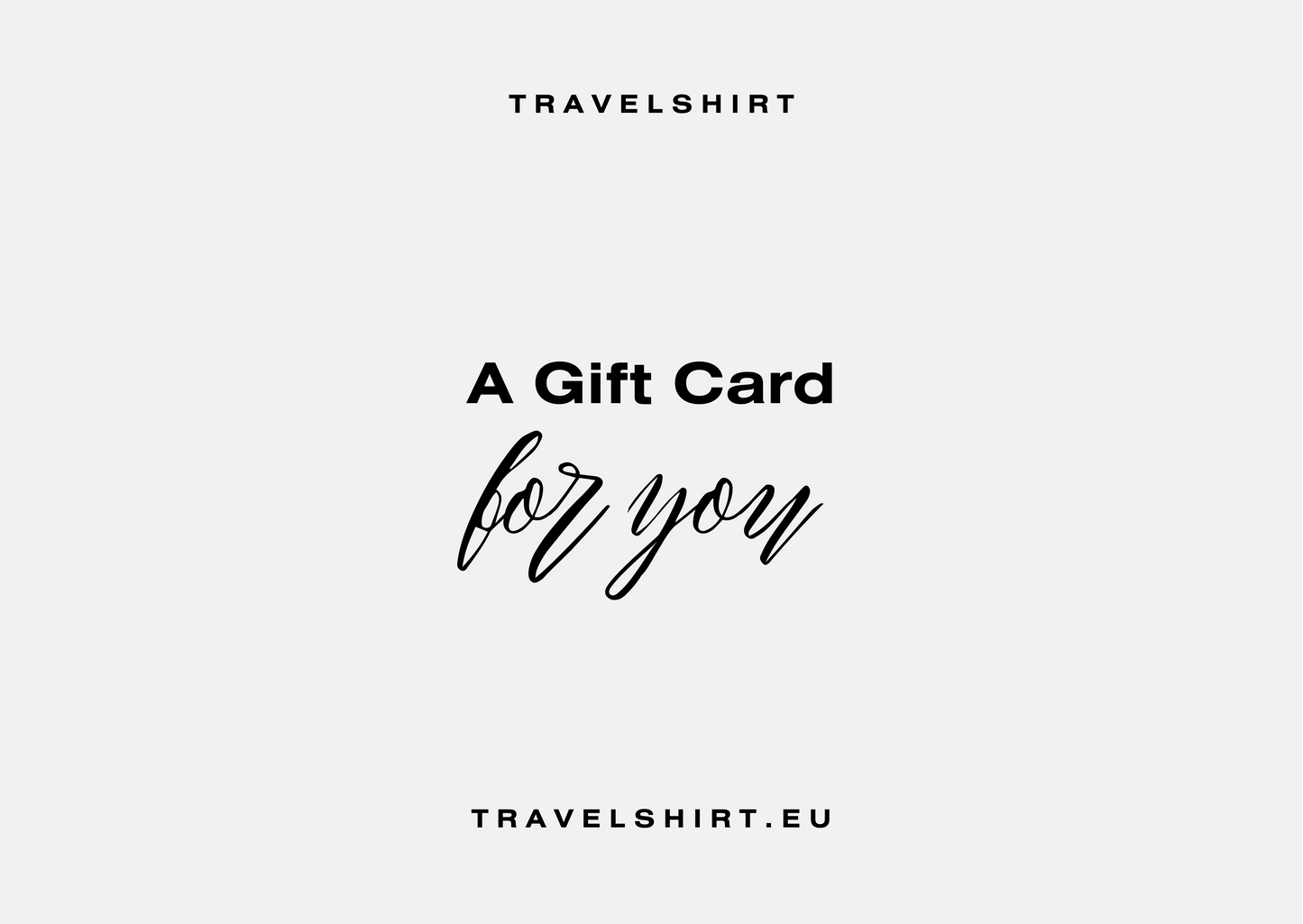 Travelshirt Gift Card